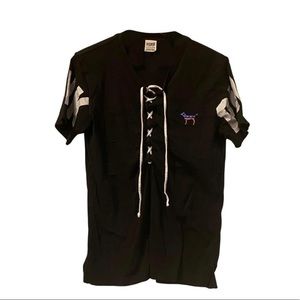 Victoria’s Secret PINK Lace-Up T-shirt